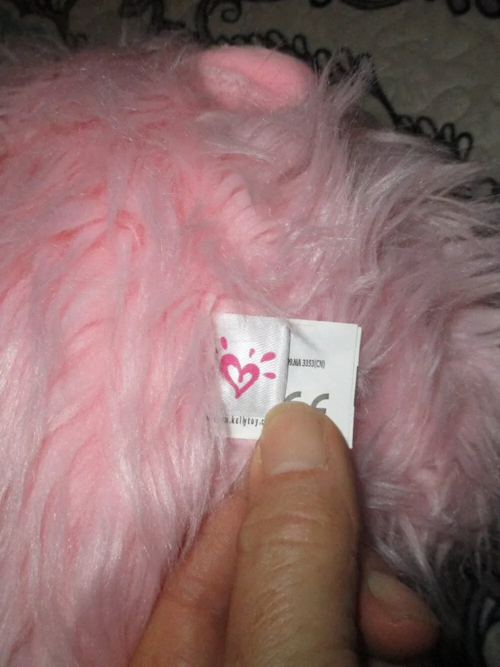 Flying Pink Pig with Silver Wings‎ Fluffy Plush JUSTICE